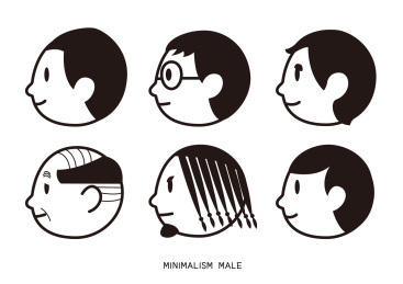 日系极简可爱头像