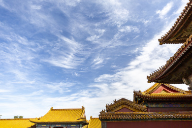 北京故宫的独特建筑：飞檐走兽、红墙黄瓦