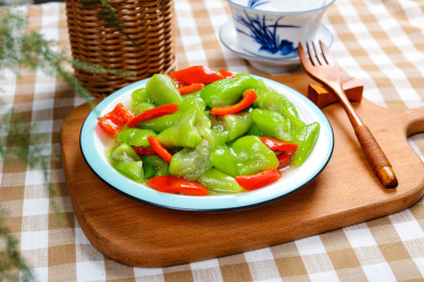 快餐外卖美味菜肴炒胜瓜