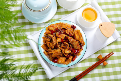 特色菜小吃辣炒红油牛肚