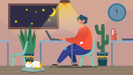 朝九晚五加班工作