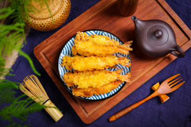 香酥美味的香炸大虾