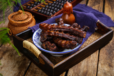 特色美食小吃手撕鸭脖
