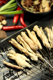 盘子里的夺命小串烧烤类