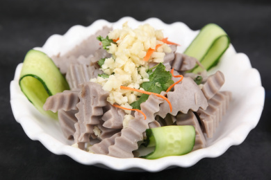 蒜泥扒糕 扒糕 蒜泥扒糕