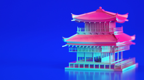 三维古建筑
