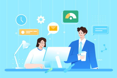 商务办公人物插画