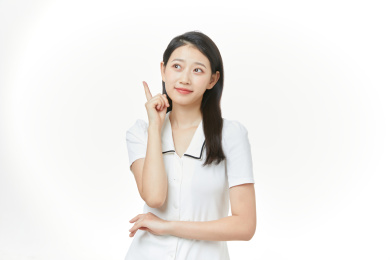 活力女性半身形象