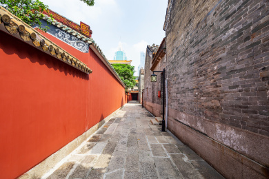 中国广东省广州市岭南建筑番禺学宫