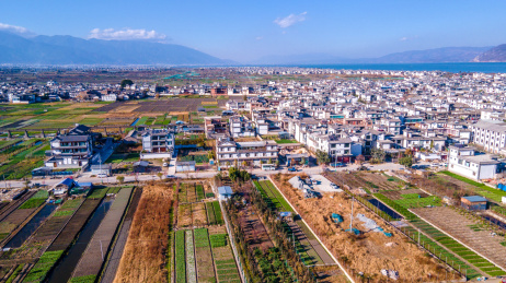 大理才村民宿建筑风光