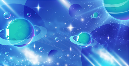 元宇宙VR科技虚拟现实背景矢量插画