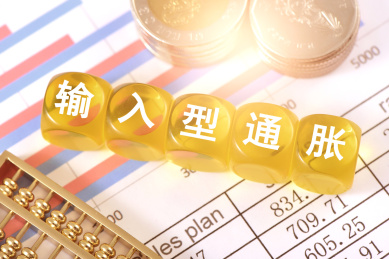 图表上的文字积木输入型通胀