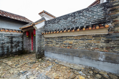 中国广东省粤港澳大湾区文化遗产钱岗古村