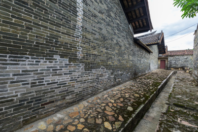 中国广东省粤港澳大湾区文化遗产钱岗古村