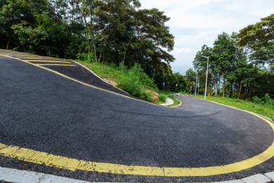 中国广东省广州市油麻山公路