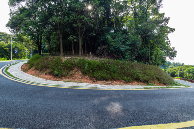 中国广东省广州市油麻山公路