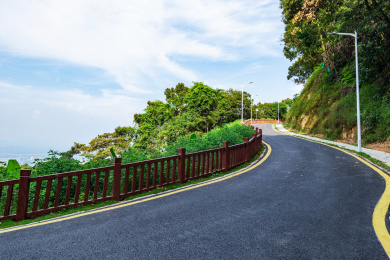 中国广东省广州市油麻山公路
