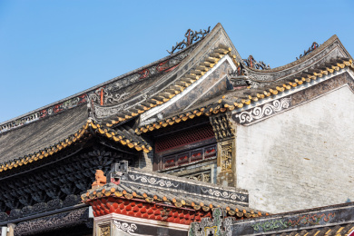 中国广东省广州市番禺区沙湾古镇留耕堂