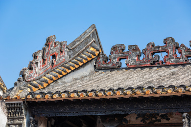 中国广东省广州市番禺区沙湾古镇留耕堂