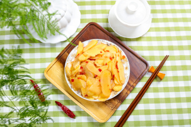 特色泡菜腌菜泡嫩姜片