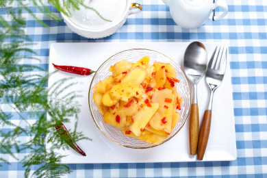 农家菜肴糖醋泡姜片