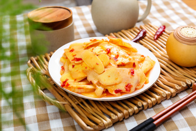 农家菜肴糖醋泡姜片
