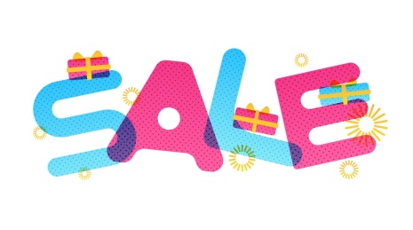 购物促销SALE字体素材