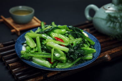 清炒菜心