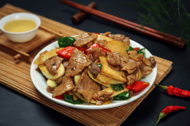 茭白炒肉