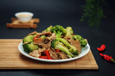 西兰花炒肉