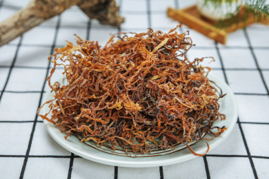 土杂美食晒干的竹笋