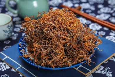 土杂美食晒干的竹笋