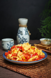 下饭菜美食西红柿炒鸡蛋