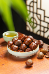 糖炒栗子特写