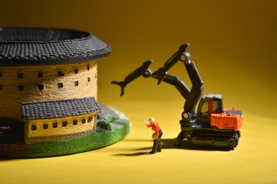 微缩创意摄影保护文物古建筑主题