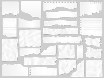 撕裂笔记素材集合