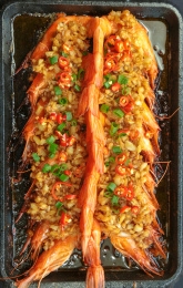 蒜蓉粉丝开边虾