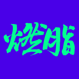 手书手写汉字书法字体燃脂