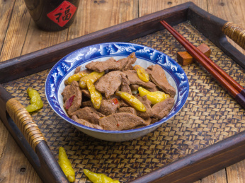 泡椒猪肝美食菜品