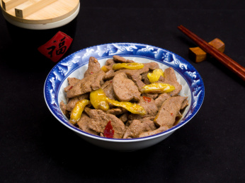泡椒猪肝美食菜品