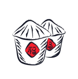 粮仓矢量插画