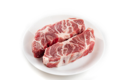 黑猪梅花肉
