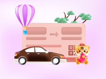 春运抢车票送红包创意场景人物插画