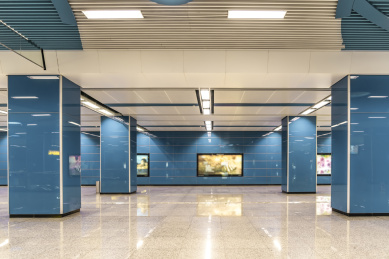 公共地铁站风光内景