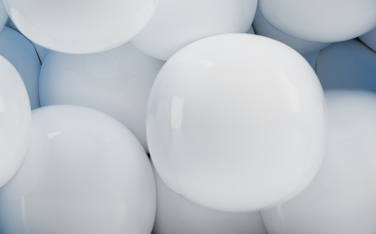 柔软的球体3D渲染