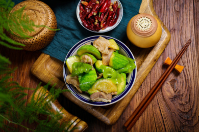 西葫芦炒肉