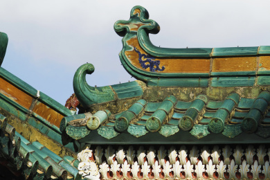 广东省岭南建筑灰塑