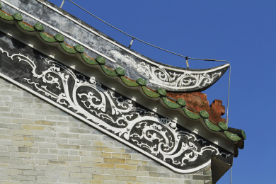广东省岭南建筑灰塑