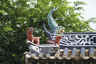 广东省岭南建筑灰塑