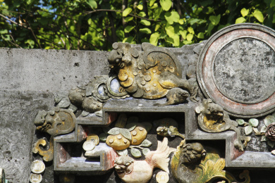 广东省岭南建筑灰塑